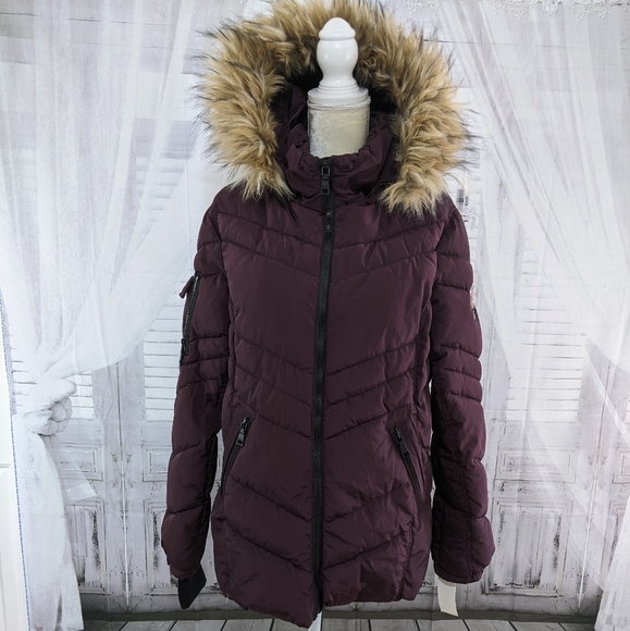 juniors winter coats with fur hoods